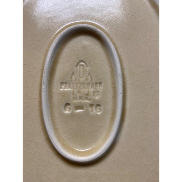 Vintage Pfaltzgraff Yorktowne Brown Floral Oval Serving Platter Farmhouse 14"  U - Picture 6 of 8